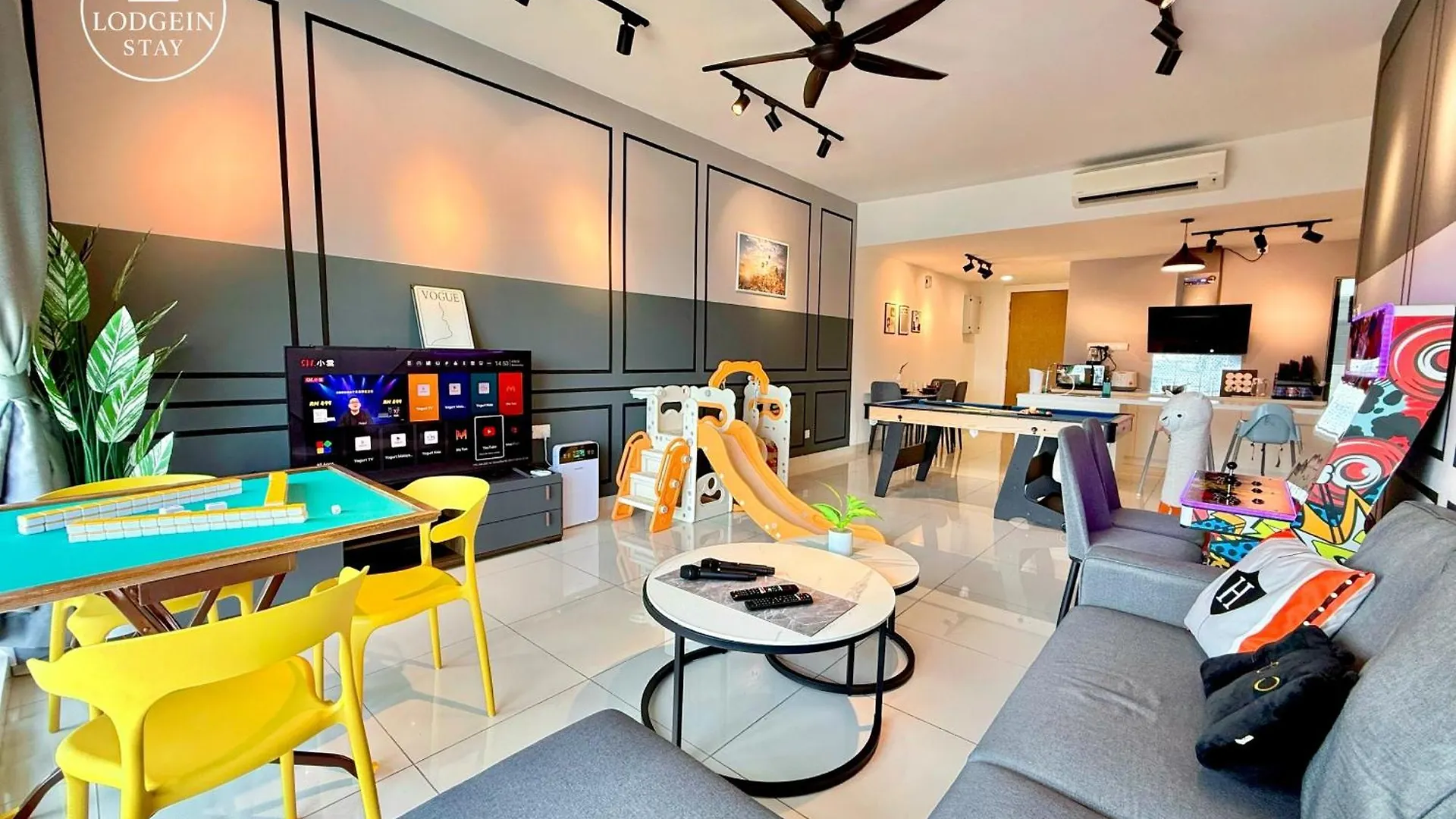 Accommodatie bij particulieren Midvalley Southkey Mosaic By Lodgein -Snooker Ktv Arcade Game Kid Plyground Johor Bahru