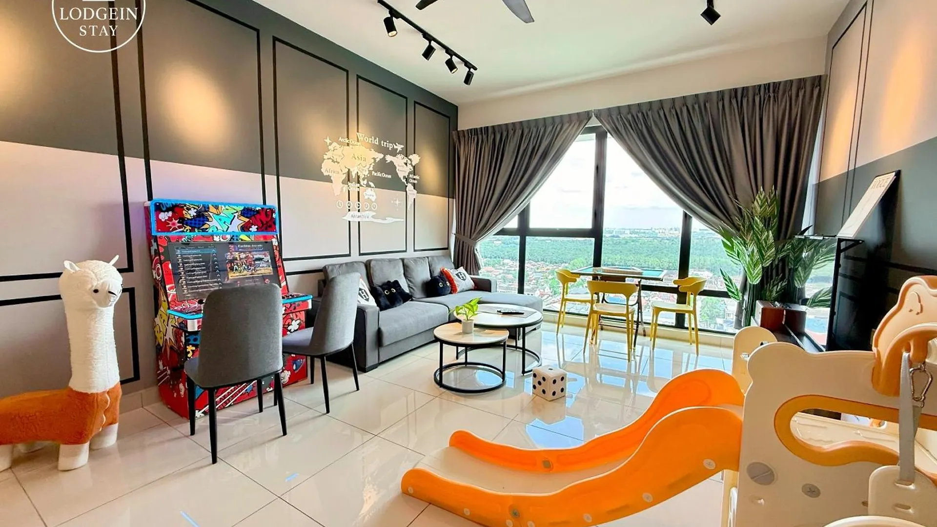 Midvalley Southkey Mosaic By Lodgein -Snooker Ktv Arcade Game Kid Plyground Johor Bahru Accommodatie bij particulieren
